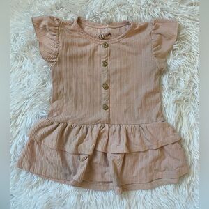 Delia's Pink Ruffle Button Dress